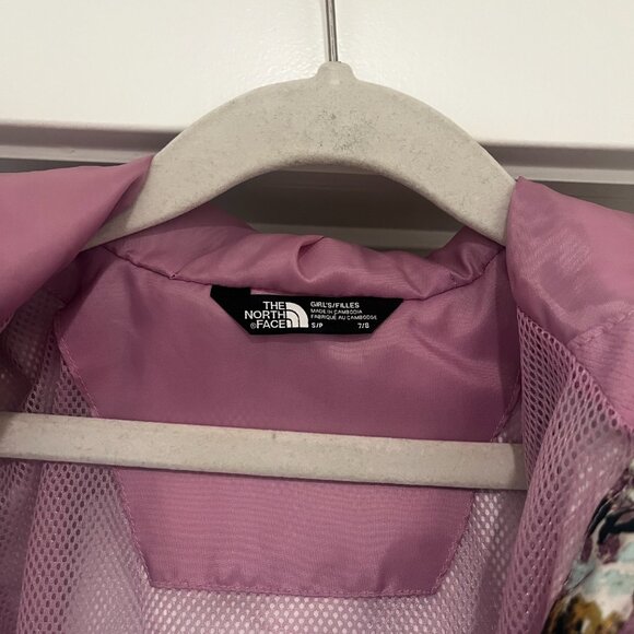 The North Face Printed Antora Rain Jacket Size 7/8 - Picture 3 of 3